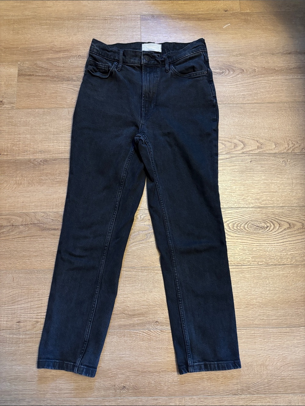 Everlane The Original Cheeky Jean Organic Cotton Size 25 Crop in Black